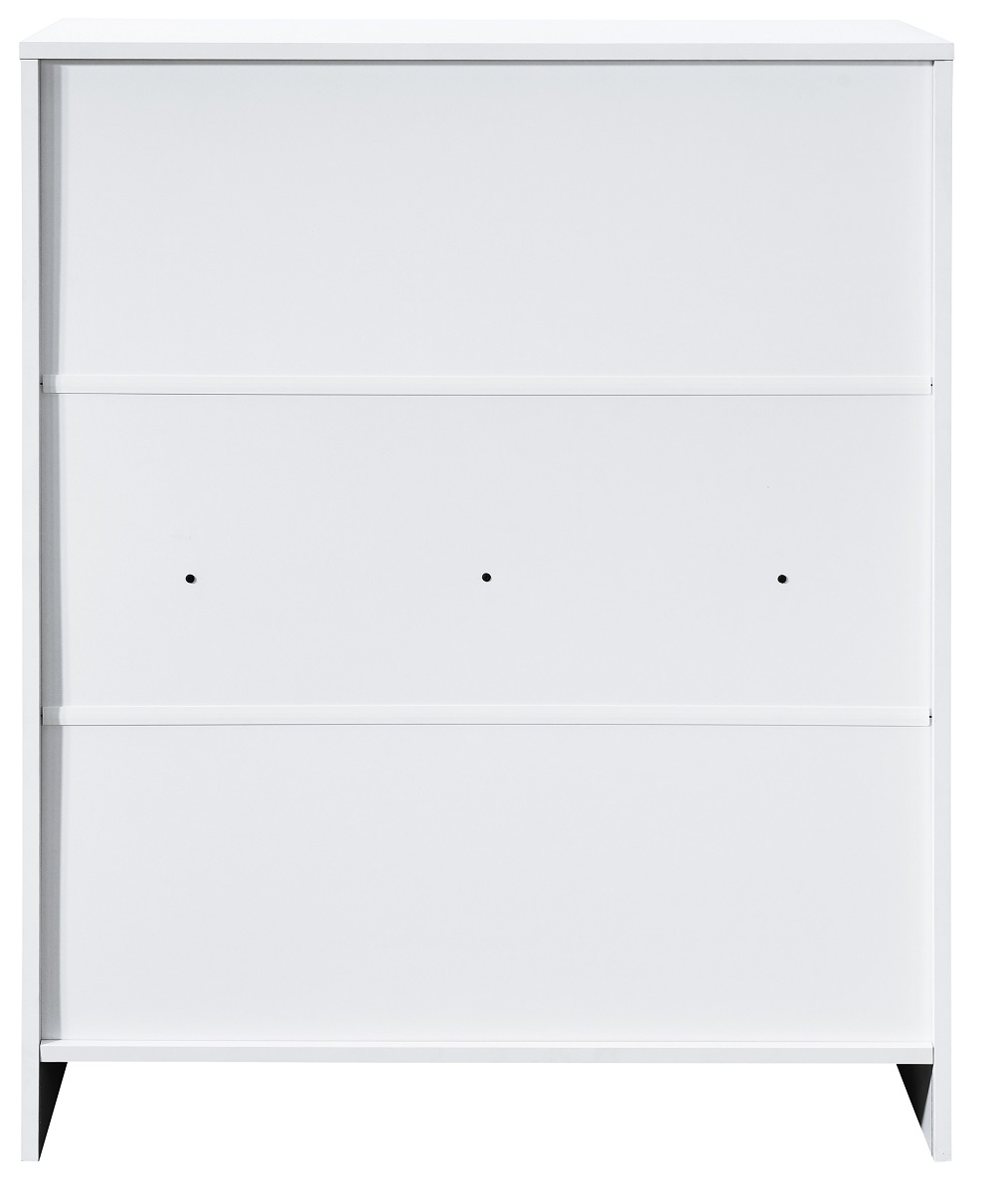 Product photograph of Oslo White 4 Drawer Chest from Choice Furniture Superstore.